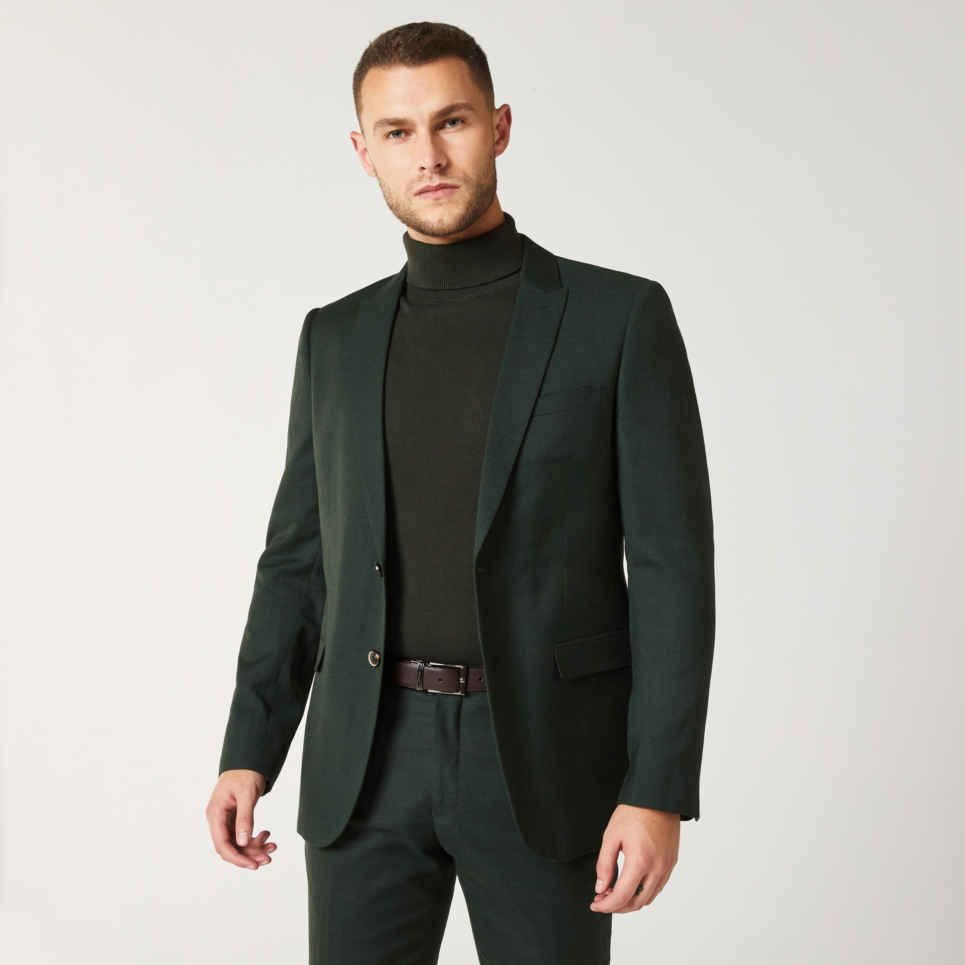 Green suit deals jacket men
